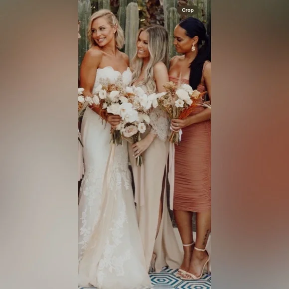 Grace Loves Lace Belle Sandstone Bridesmaid Set XS/S - Picture 5 of 7